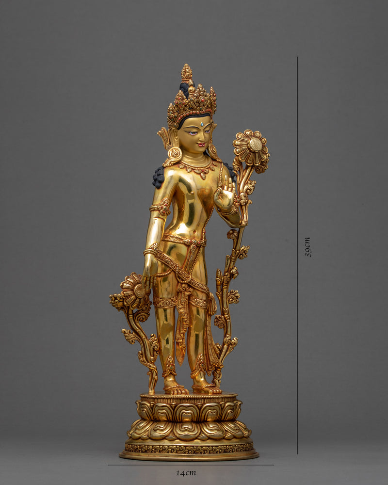 Standing Chenrezig | Deity Of Compassion Statue