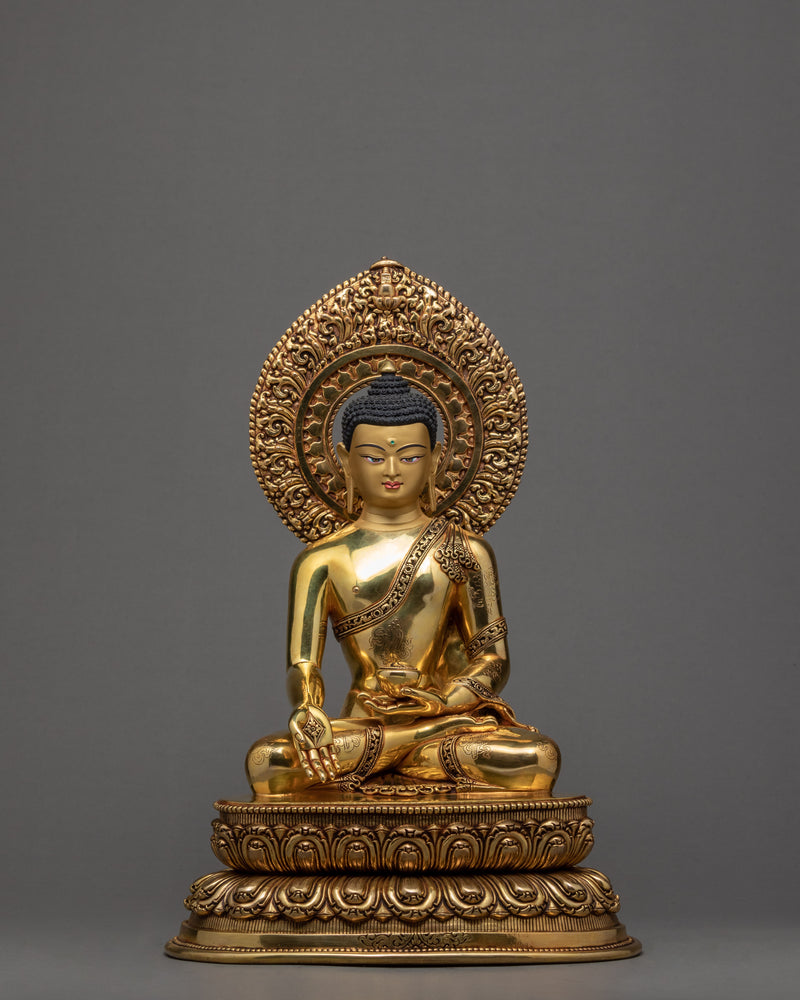 5 Dhyani Buddhas Statue Set | Aksobhya, Amitabha, Amoghasiddhi, Ratnasambhava and Vairocana