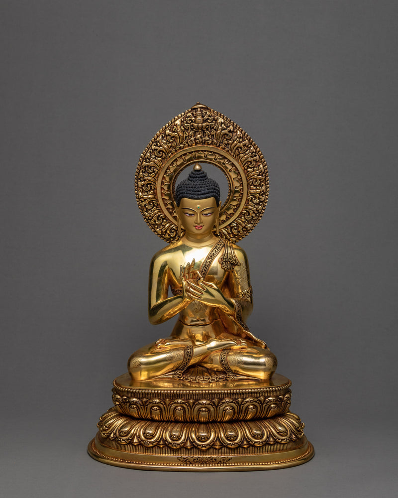 5 Dhyani Buddhas Statue Set | Aksobhya, Amitabha, Amoghasiddhi, Ratnasambhava and Vairocana