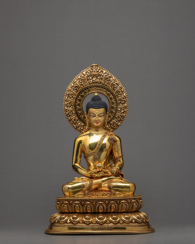 5 Dhyani Buddhas Statue Set | Aksobhya, Amitabha, Amoghasiddhi, Ratnasambhava and Vairocana