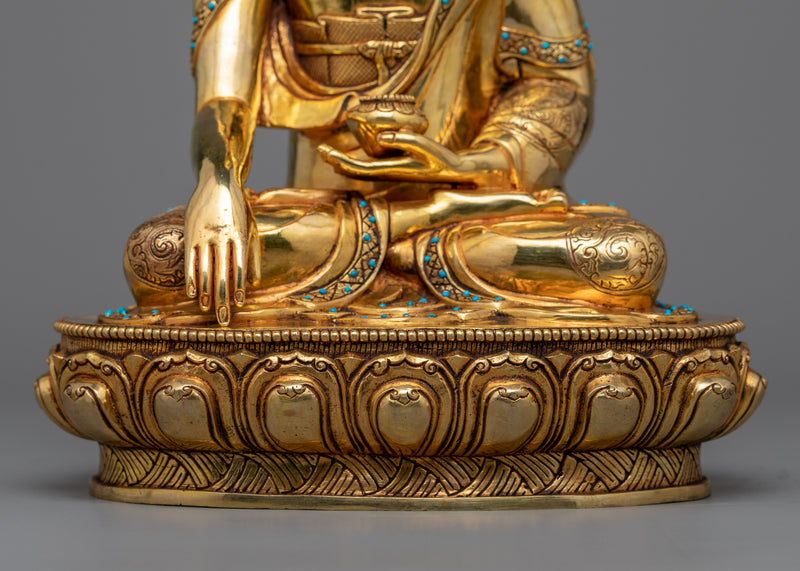 Five Cosmic Buddhas Statue Set | Aksobhya, Amitabha, Amoghasiddhi, Ratnasaṃbhava, Vairocana