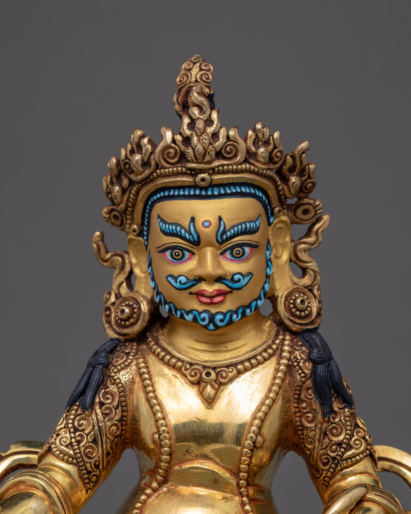 Dzambhala Statue | The Lod of Wealth Deity | Himalayan Artwork