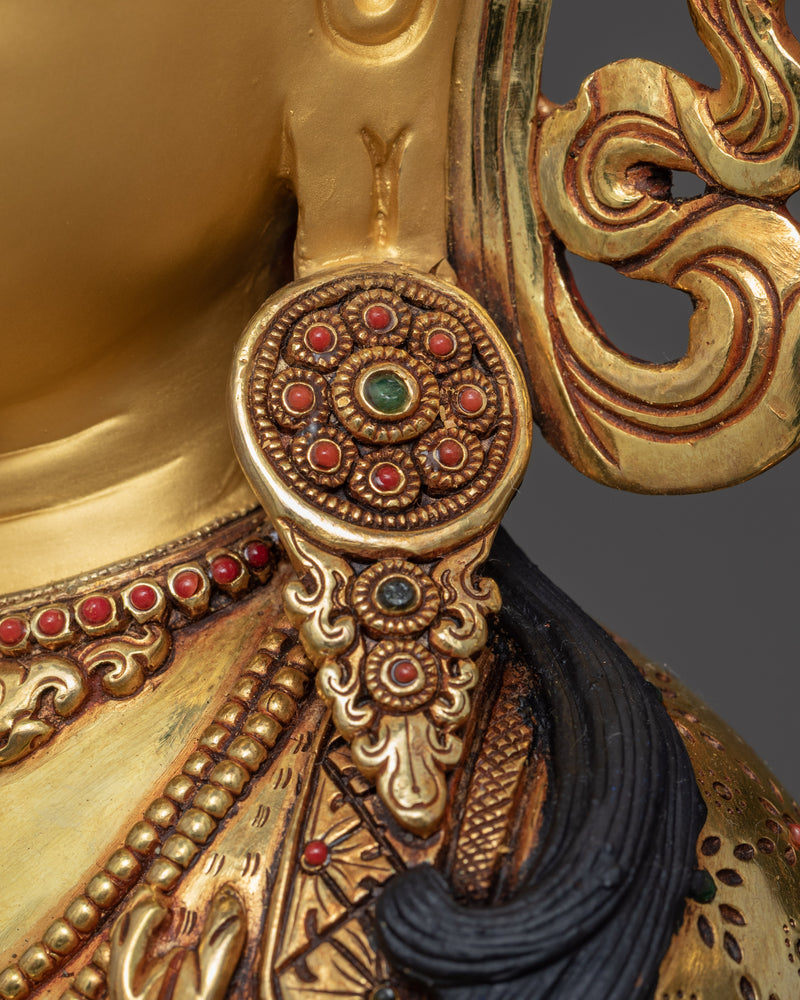 Four Arm Chenrezig Sculpture | Traditional Buddha Statue of Nepal