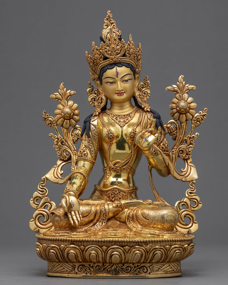 The White Tara Statue