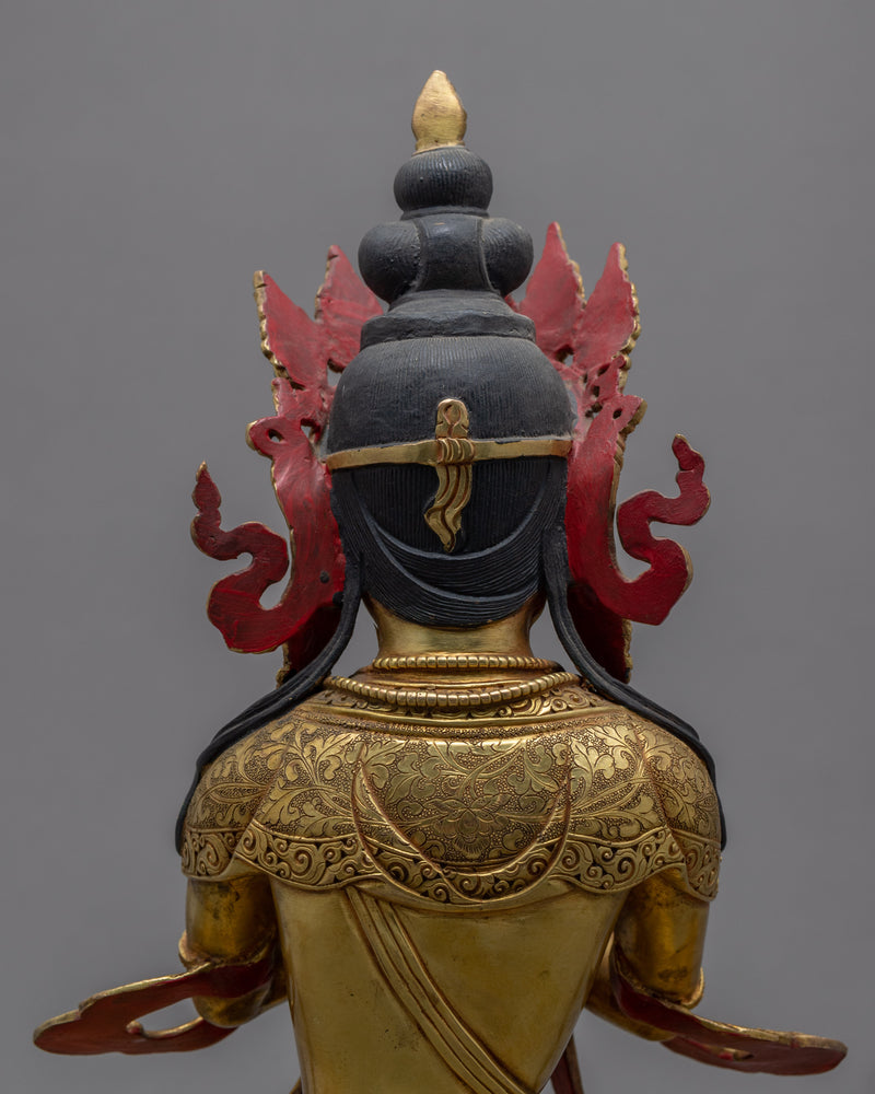 Buddha Vajradhara Statue | Traditionally Hand Carved Sculpture