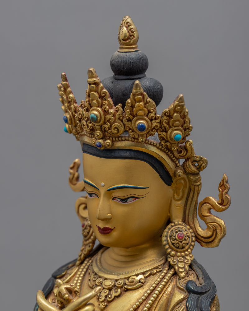 Buddha Vajradhara Statue | Traditionally Hand Carved Sculpture