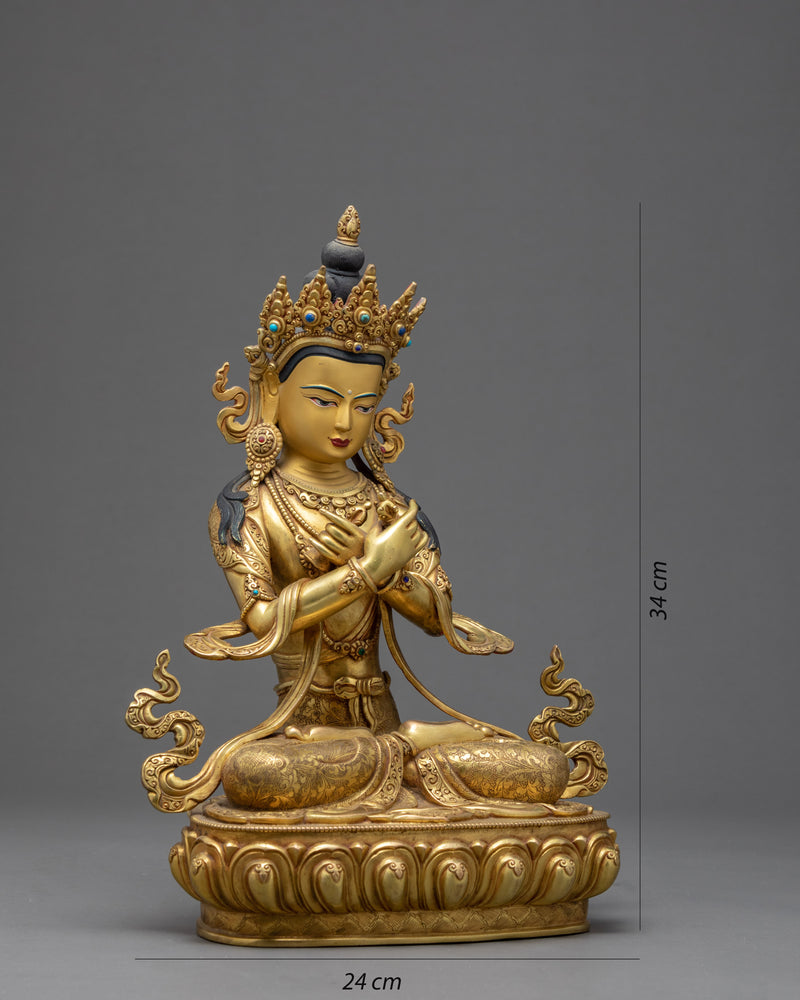 Buddha Vajradhara Statue | Traditionally Hand Carved Sculpture