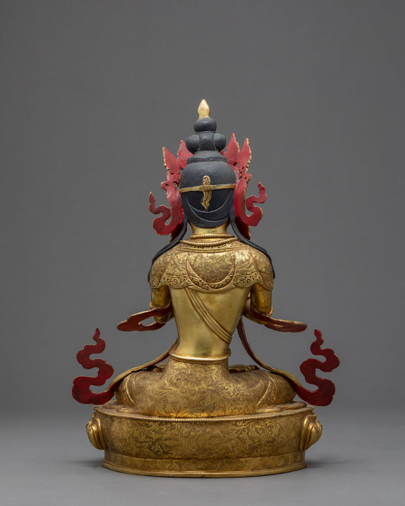 Buddha Vajradhara Statue | Traditionally Hand Carved Sculpture