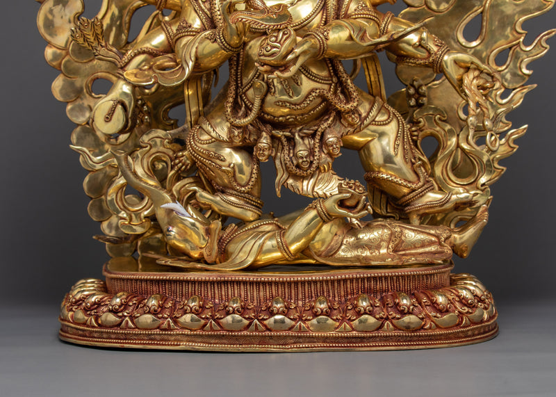 Six Armed Mahakala | Traditional Buddhist Statue