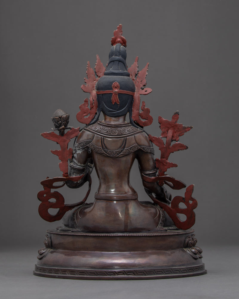 White Tara Sculpture | Traditional Buddhist Art