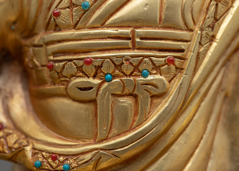 Longchenpa Statue | Traditional Hand Carved Buddhist Art