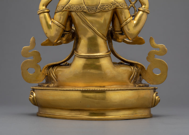 4 Armed Chenrezig | Bodhisattva Statue of Nepal