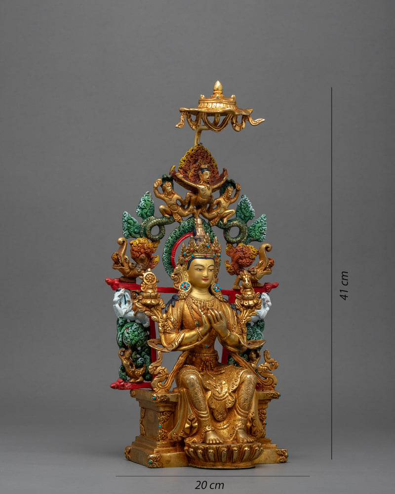 Maitreya Buddha Statue | Traditionally Made in Nepal