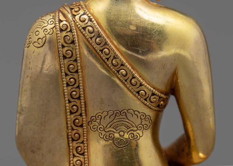 Amitabha Buddha Meditation Statue | Traditional Tibetan Sculpture