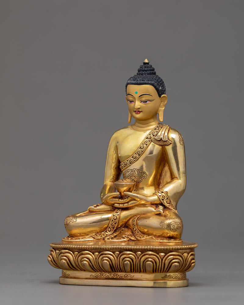 Amitabha Buddha Meditation Statue | Traditional Tibetan Sculpture