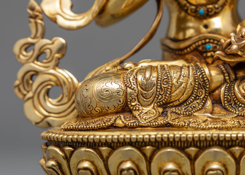 Vajrasattva Tibetan Sculpture | Traditional Buddhist Statue