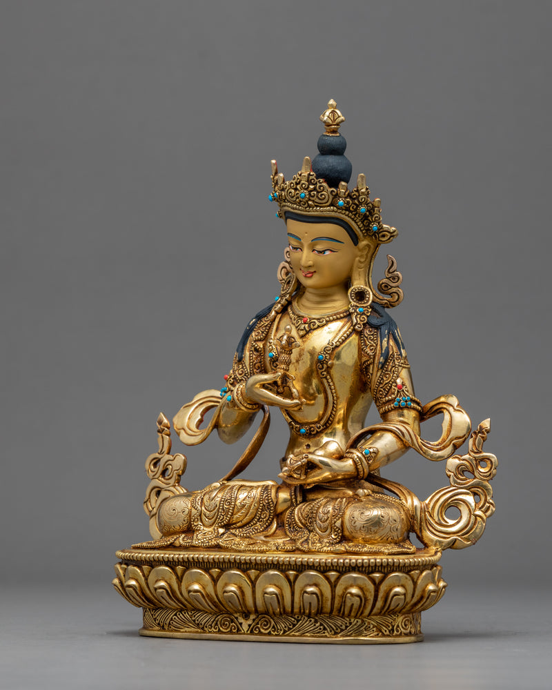 Vajrasattva Tibetan Sculpture | Traditional Buddhist Statue