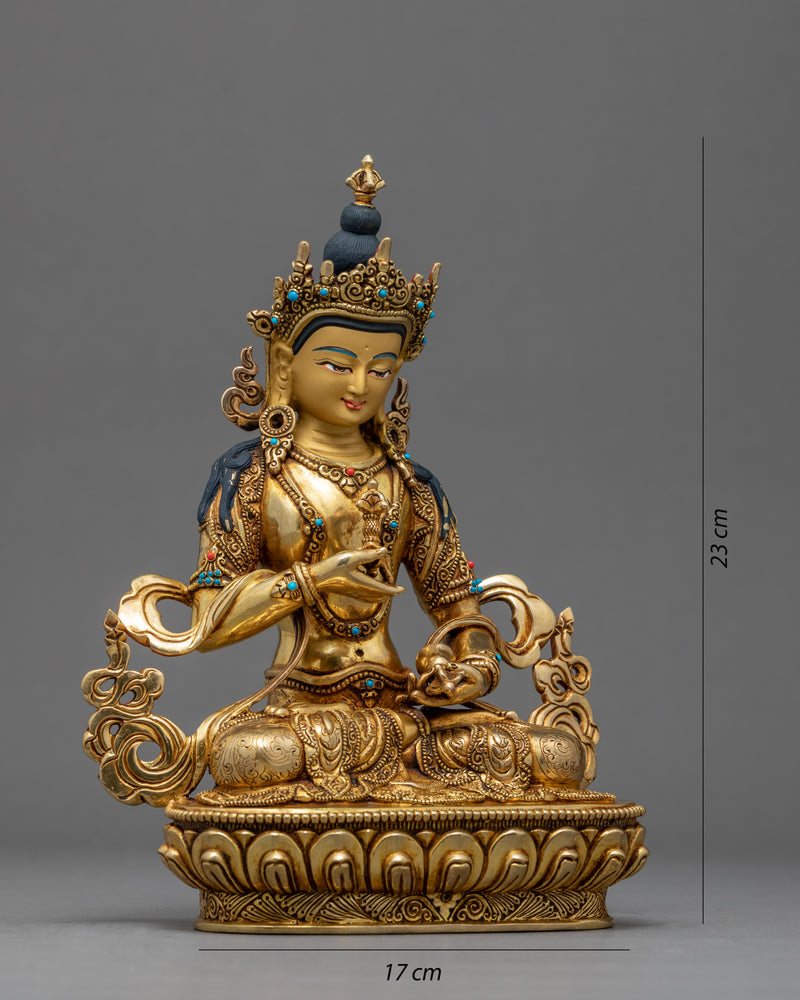 Vajrasattva Tibetan Sculpture | Traditional Buddhist Statue