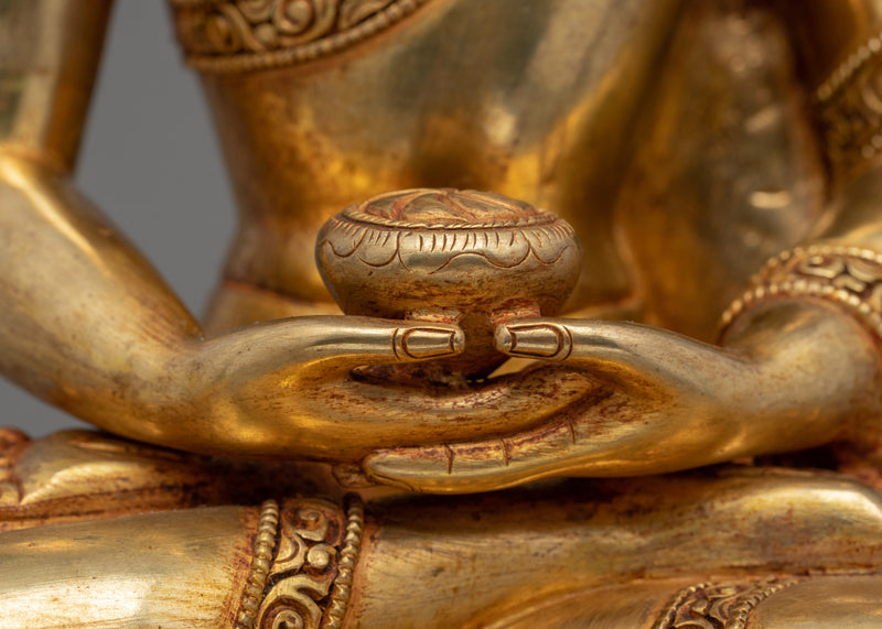 Amitabha Buddha Sculpture | Traditional Buddhist Art