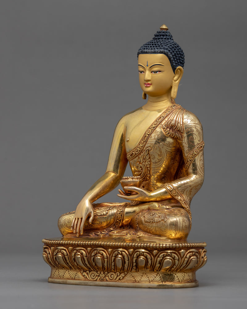 Namo Buddha Shakyamuni Sculpture | Finely Hand Carved Statue