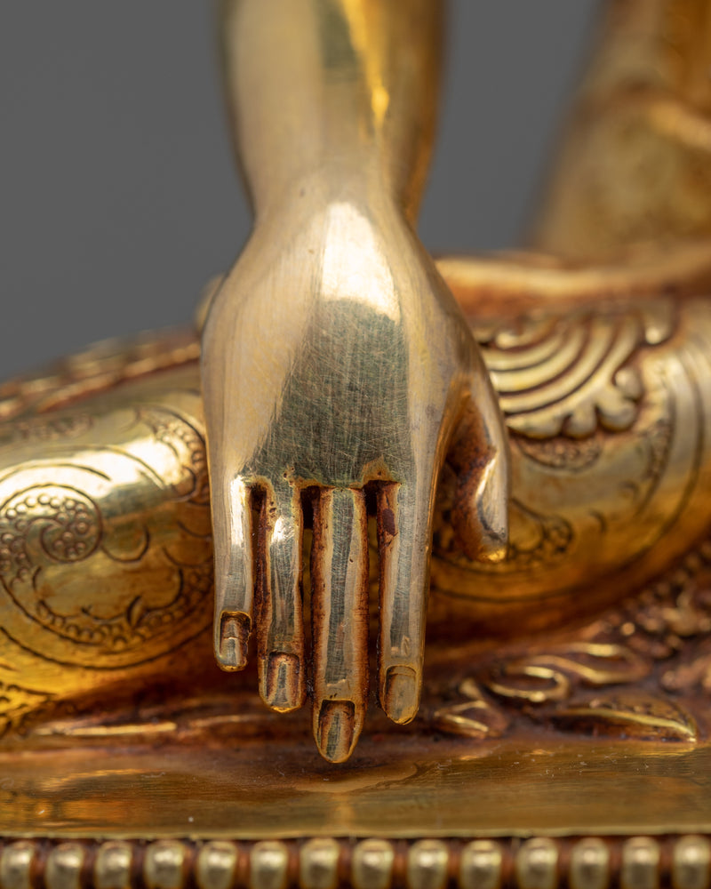 Namo Buddha Shakyamuni Sculpture | Finely Hand Carved Statue