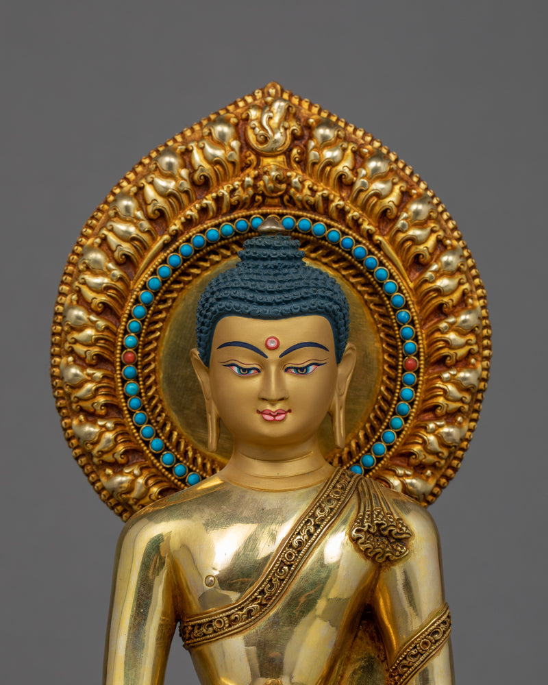 Namo Shakyamuni Buddha Sculpture | Traditional Buddhist Art