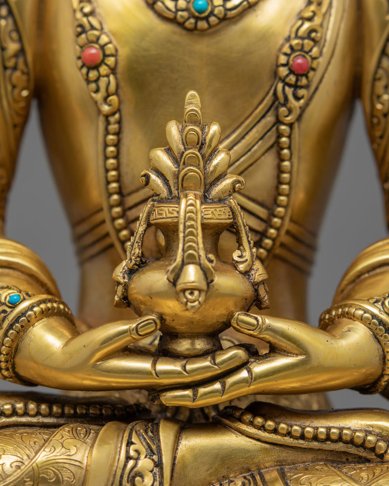 Amitayus Buddha Art | Traditional Himalayan Statue of Nepal