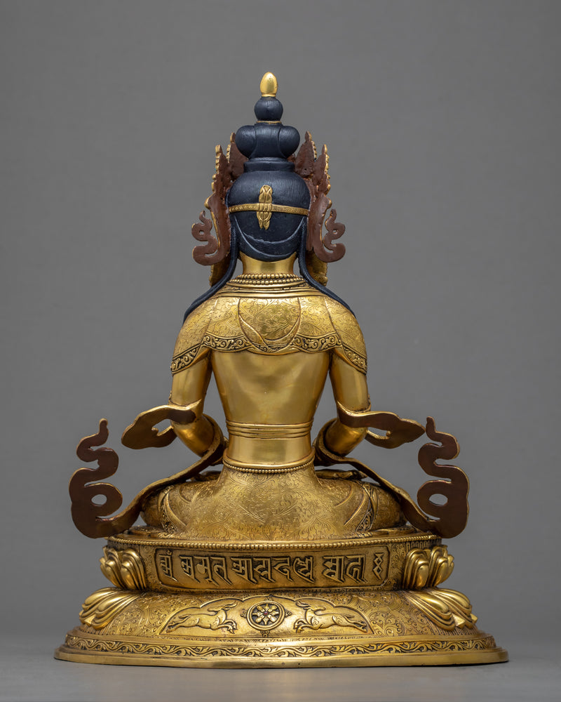 Amitayus Buddha Art | Traditional Himalayan Statue of Nepal