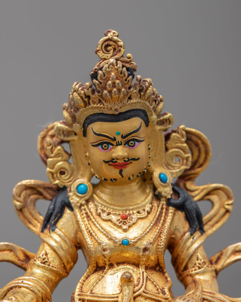 Mini Dzambhala Sculpture | Traditional Himalayan Art