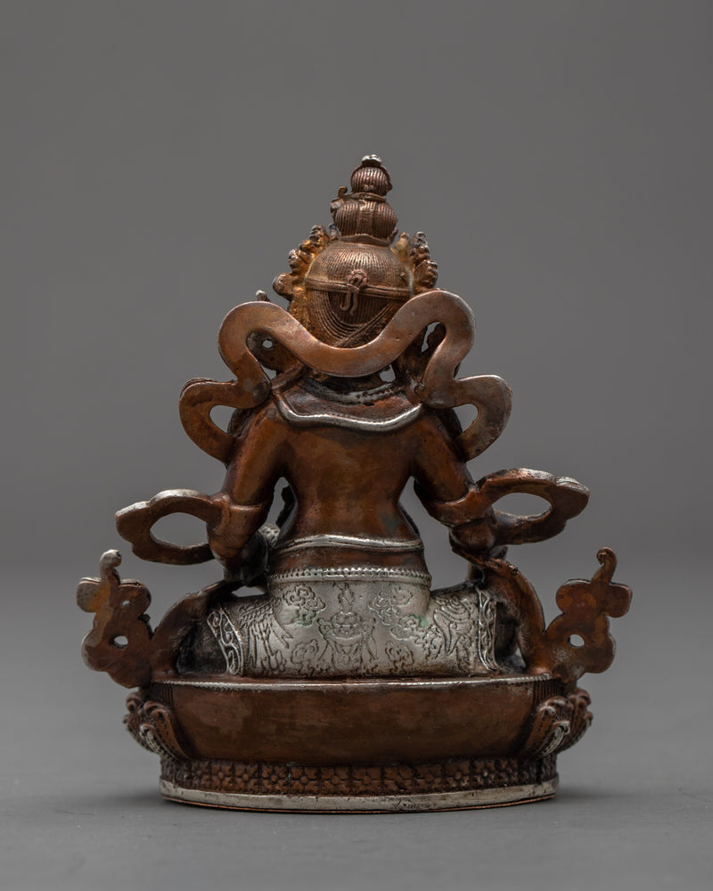 Mini Yellow Dzambhala Statue | Traditional Tibetan Art