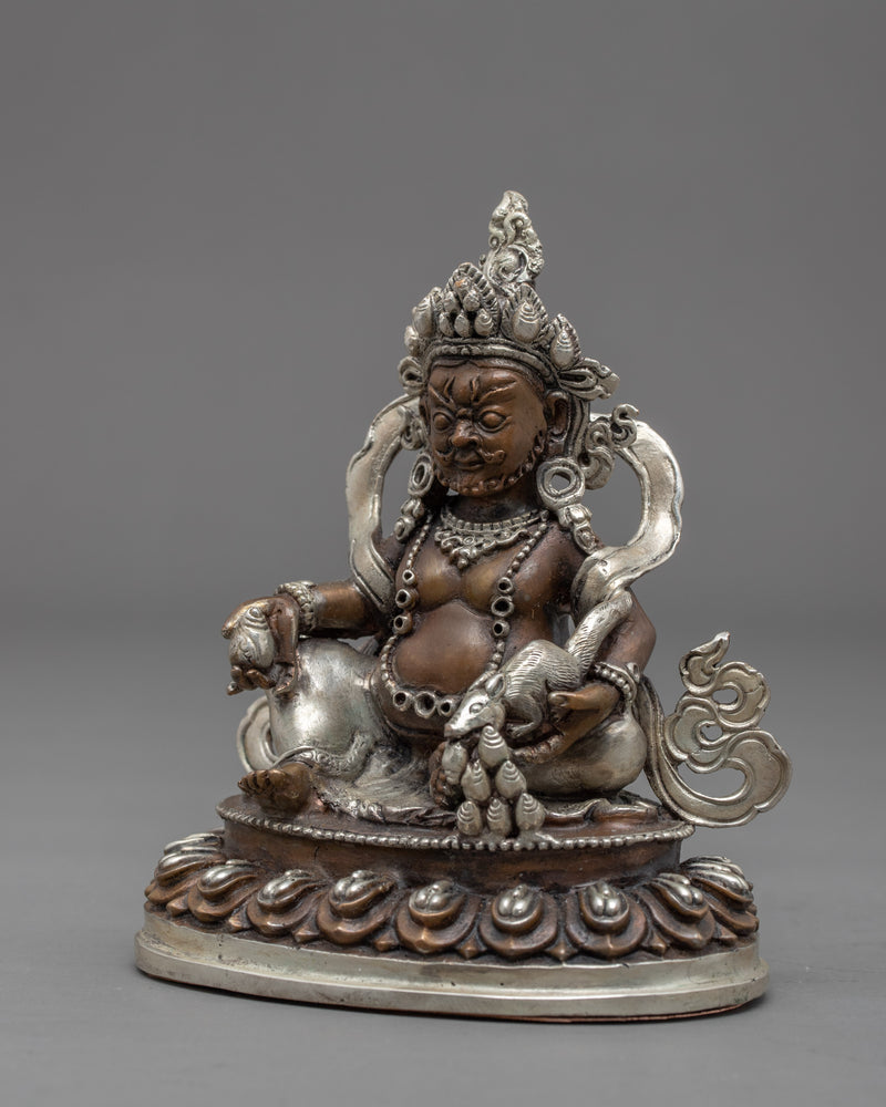 Miniature Jambhala Statue | Traditional Himalayan Art