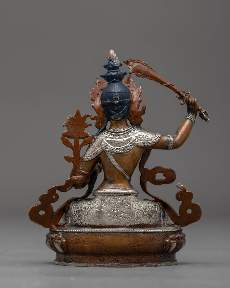 Mini Manjushri Statue | Tibetan Auspicious Art