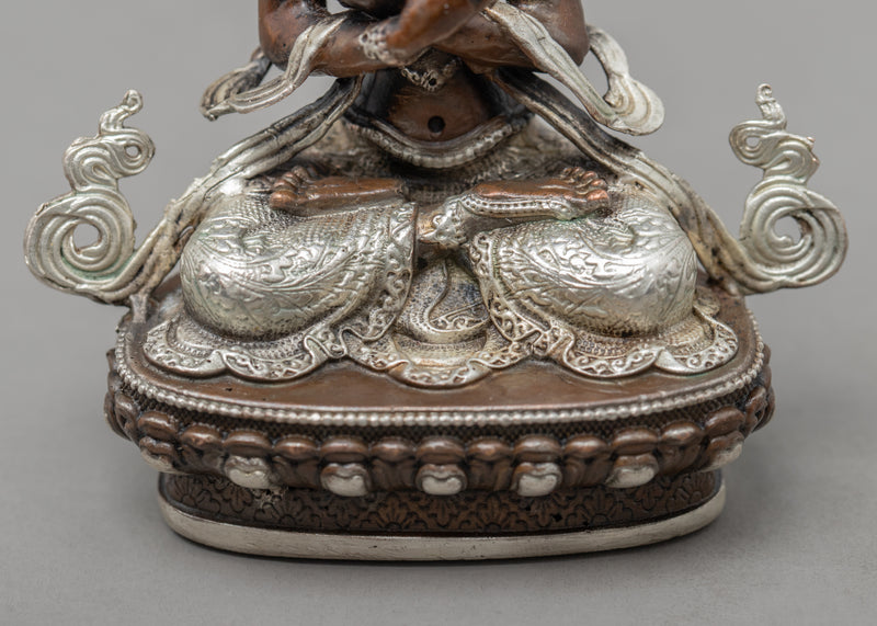 Miniature Vajradhara Statue | Traditional Himalayan Art