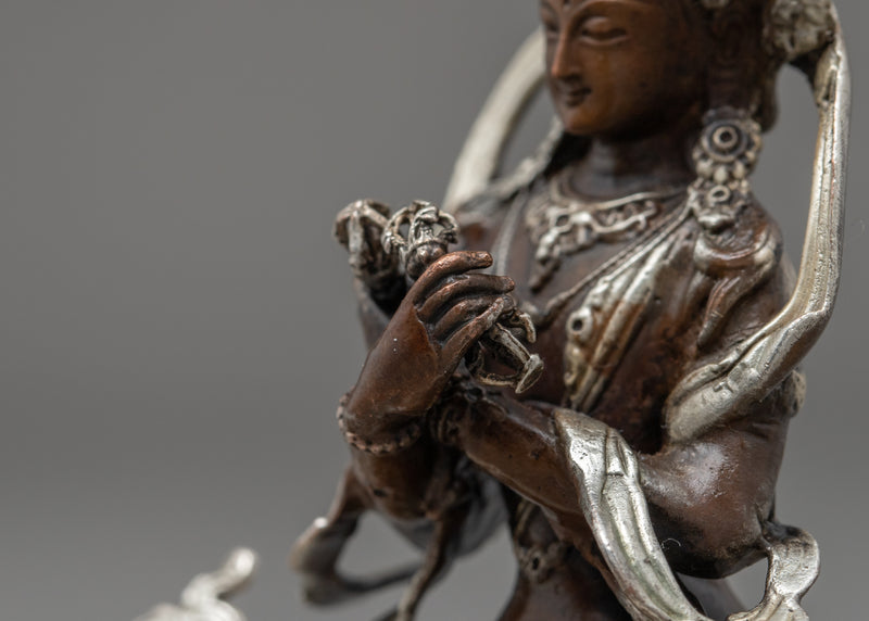 Miniature Vajradhara Statue | Traditional Himalayan Art