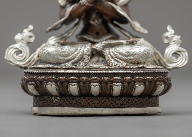 Miniature Vajradhara Statue | Traditional Himalayan Art