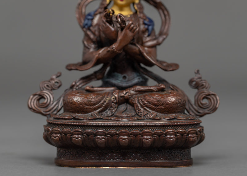 Mini Vajradhara Statue | Tibetan Dorje Chang