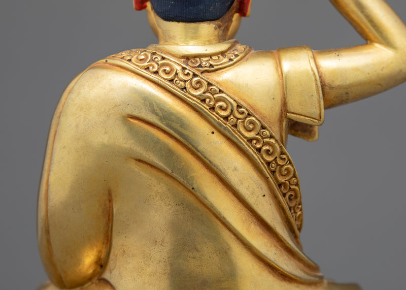 16th Karmapa Statue | Finely Hand Carved Buddhist Sculpture