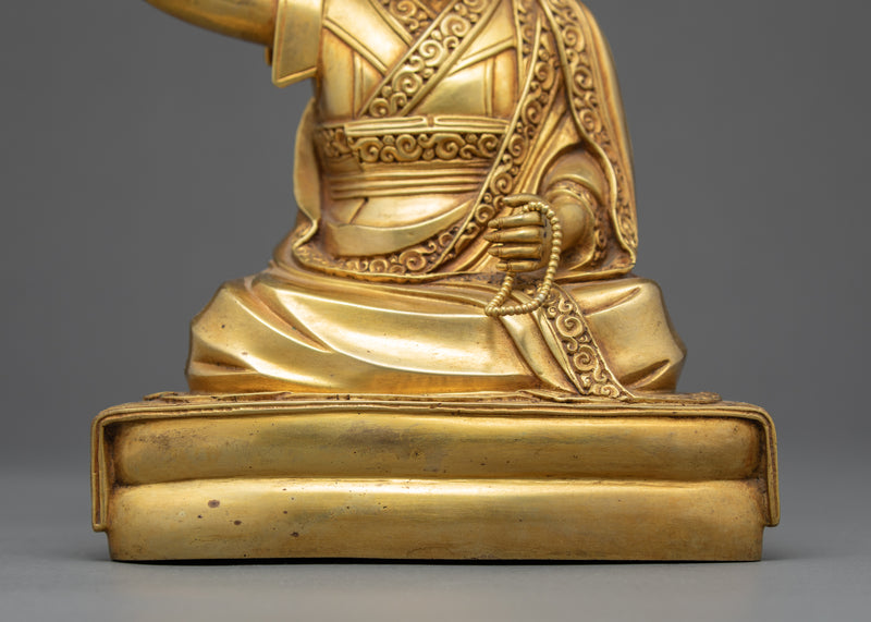 16th Karmapa Statue | Finely Hand Carved Buddhist Sculpture