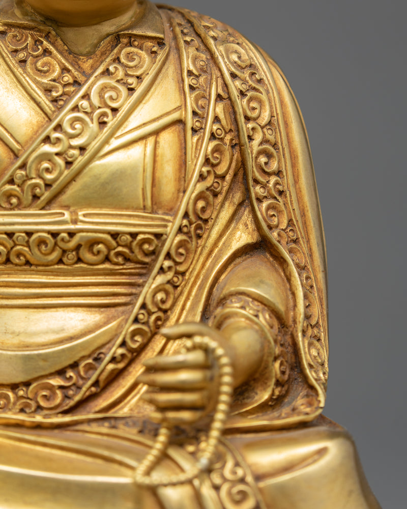 16th Karmapa Statue | Finely Hand Carved Buddhist Sculpture