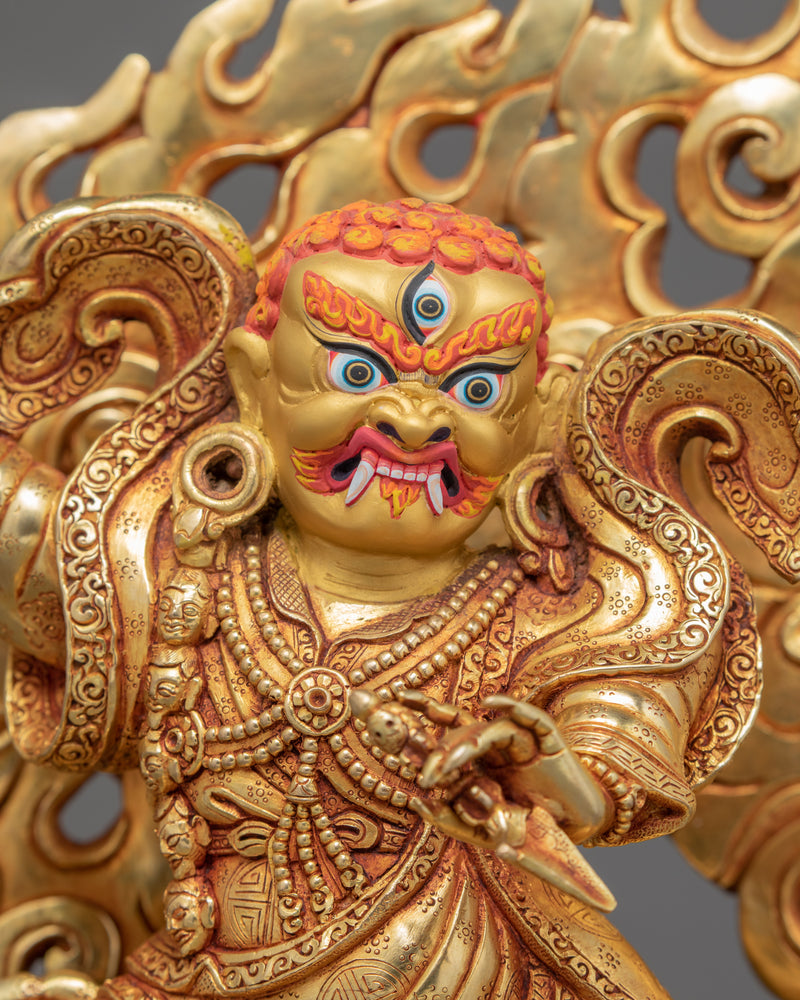 Dorje Drollo Sculpture | Hand Carved Buddhist Statue