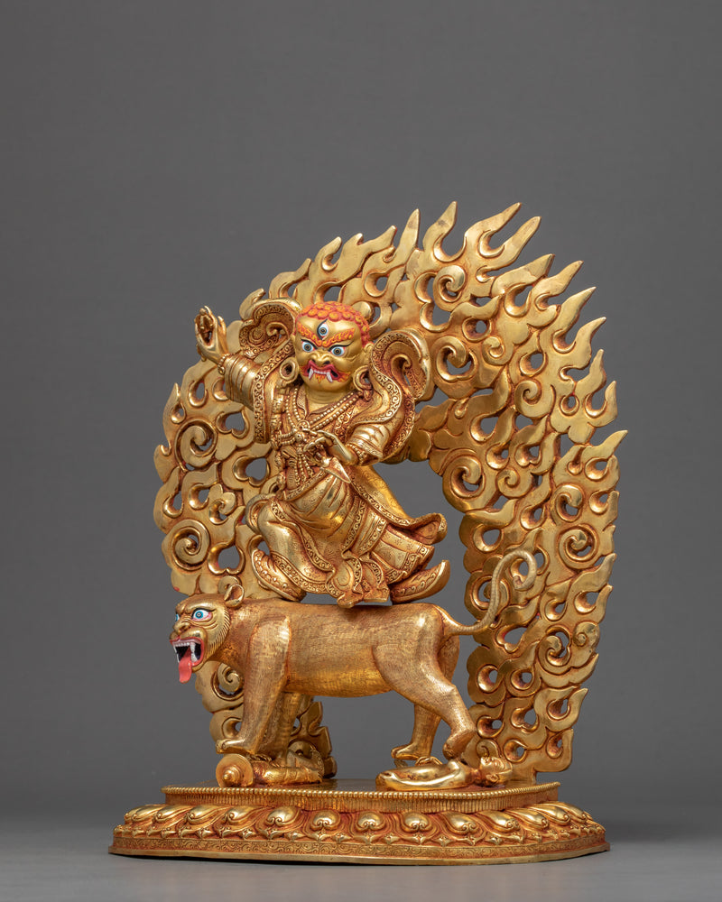 Dorje Drollo Sculpture | Hand Carved Buddhist Statue