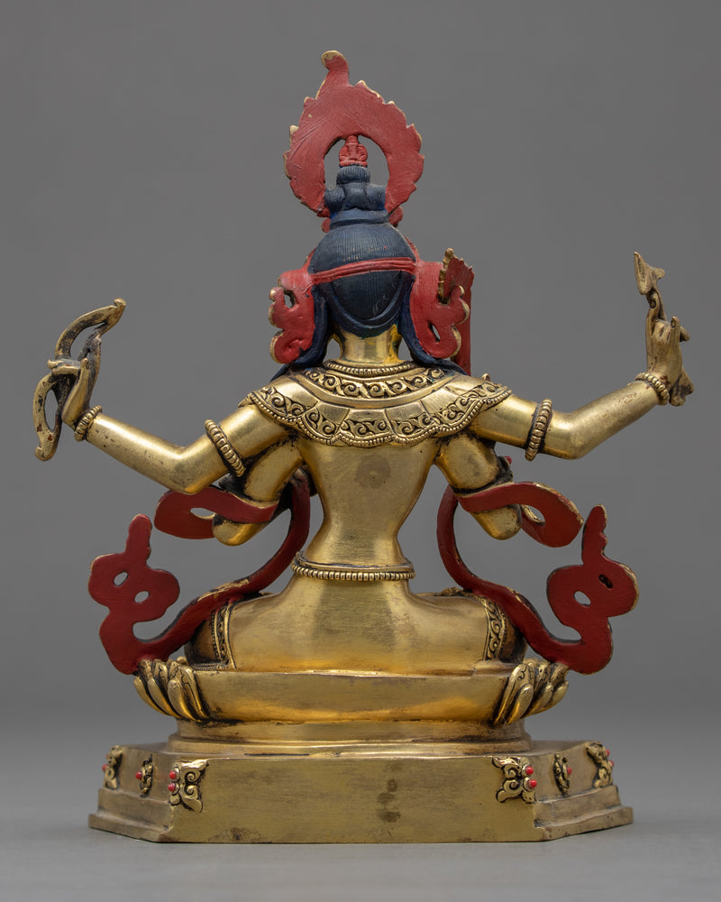 Maha Manjushri Statue | Traditional Himalayan Art of Nepal