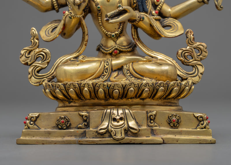 Maha Manjushri Statue | Traditional Himalayan Art of Nepal