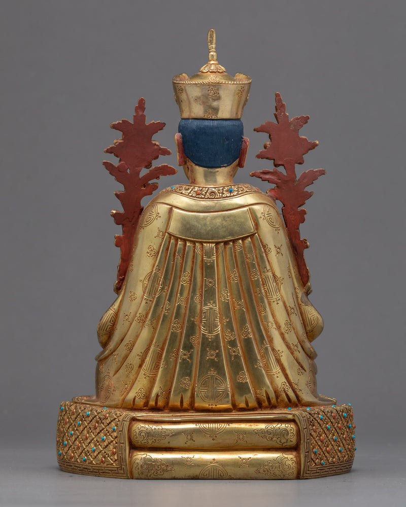 16th Karmapa Sculpture | Traditional Hand Carved Statue