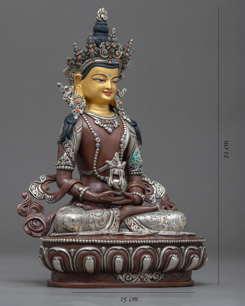 Amitayus Buddha Statue | Finely Hand Carved Buddhist Art