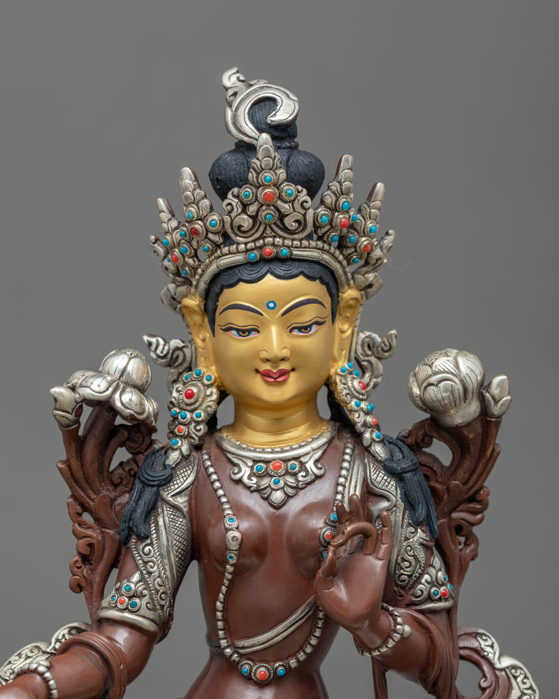 Mother Green Tara Art | Traditional Buddhist Art