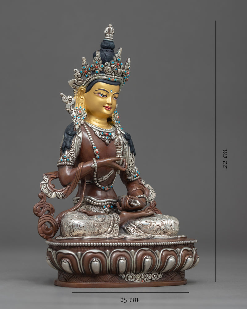 Vajrasatttva Sculpture | Traditional Himalayan Art of Nepal