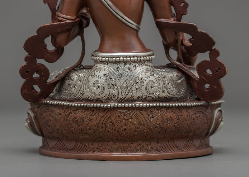 White Tara Buddha Statue | Traditionally Hand Sculpted Art