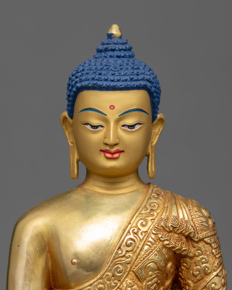 Shakyamuni Buddha Art | Traditional Tibetan Deity Statue