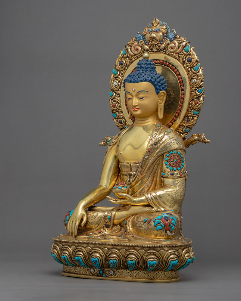 Historical Buddha Shakyamuni Statue | Traditional Hand Made Statue